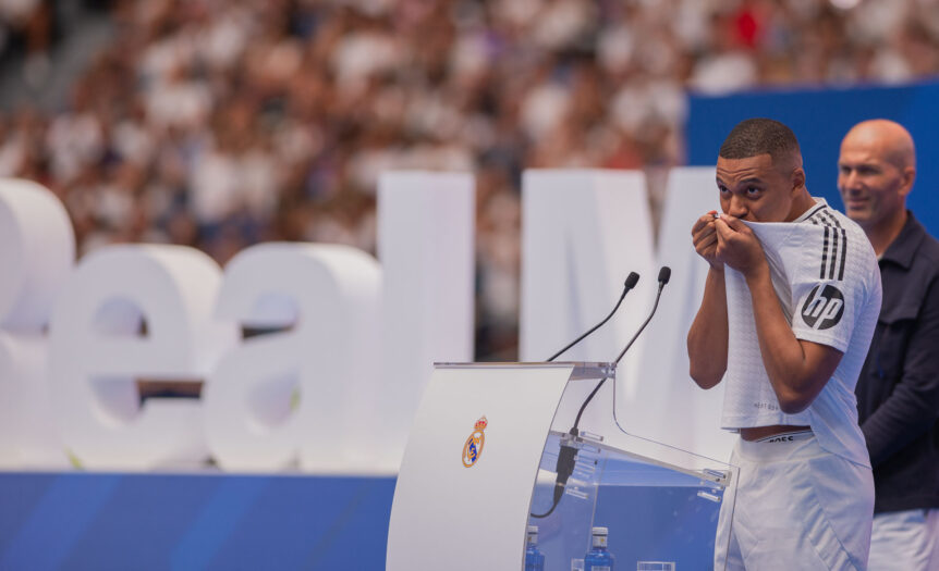 Kilian Mbappé en el Real Madrid