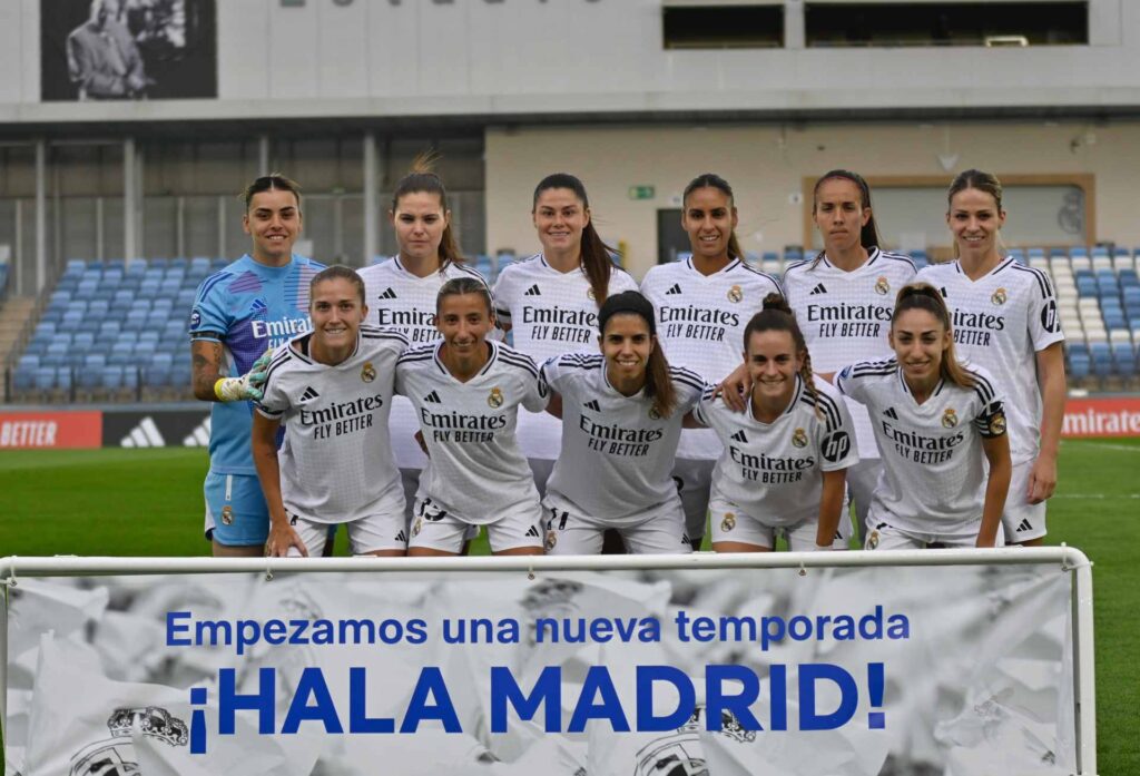 Equipo titular del Real Madrid Femenino