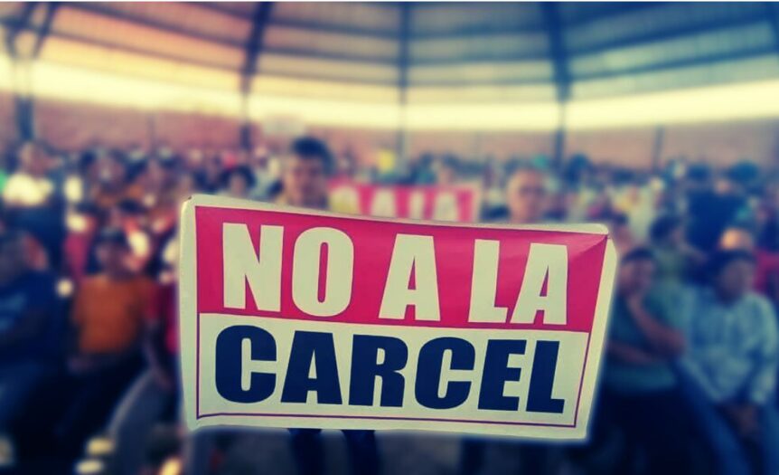 No a la cárcel en la Amazonía